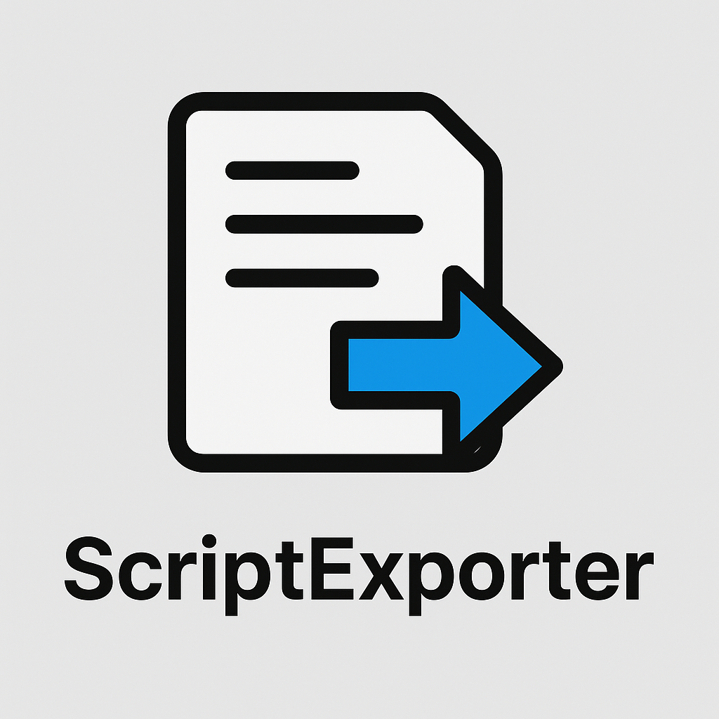 Script Exporter Pro Logo